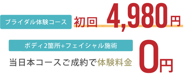 カウンセリング 無料 特別価格 1ヶ所 500円 ※お肌との適正を見るために数ショットお試しができます。